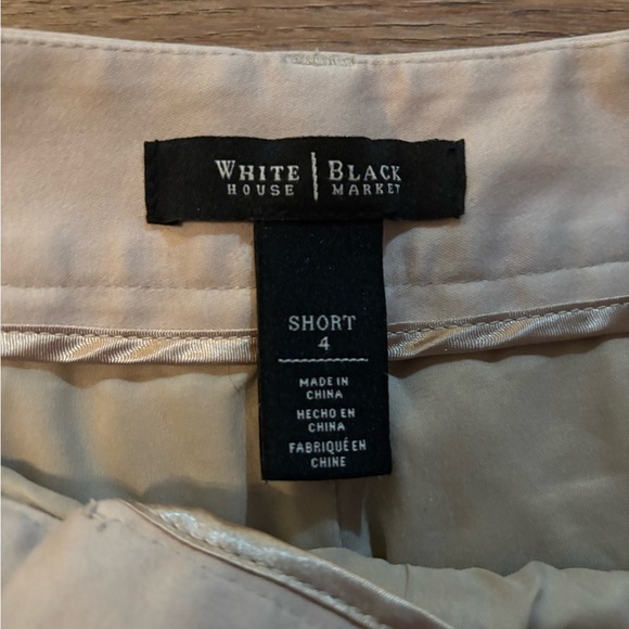 White House Black Market Biscotti Embellished Shorts — Small - Picture 2 of 5